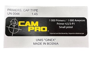 Campro Small Pistol Primers