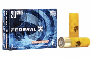 Federal Power Shok 20ga Rifled Slug