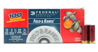 Federal Field & Range Value Pack 12ga (100)