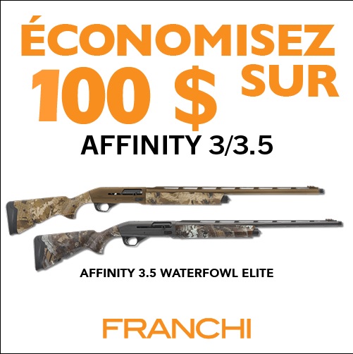 Rabais Postal Franchi Affinity 3 / 3.5