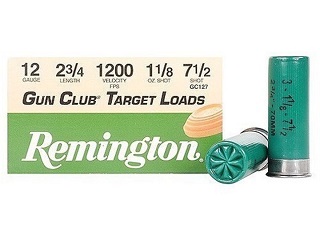 Remington - Gun Club - 12ga - 2 pouces 3/4 - #7,5