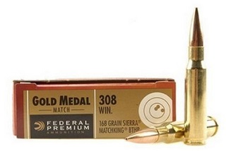 Federal Gold Medal Match 308win 168gr BTHP