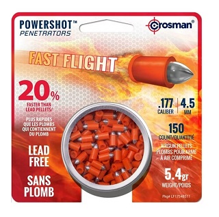 Crosman Fast Flight High Velocity .177cal (150)