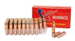 Norinco 7.62x25 FMJ 85gr (non corrosive)