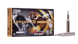 Federal Premium Terminal Ascent 270win 136gr 