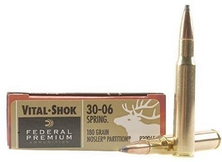 Federal Vital Shok 30-06 Springfield 180gr