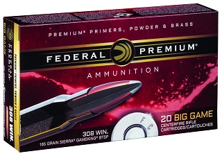 Federal Premium Trophy Copper 308 WIN 165GR