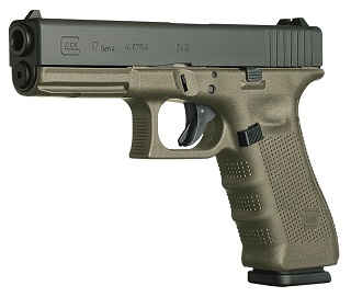 Glock 17 Gen 4 9mm OD Green