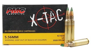 PMC X-TAC 5.56Nato 62gr FMJ Green Tip