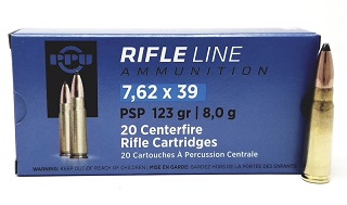 PPU Rifle Line 7.62x39 PSP 123gr