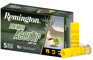 Remington Premier Accutip Sabot Slug 20ga 2-3/4 pouces 1850 FPS 260gr PPT