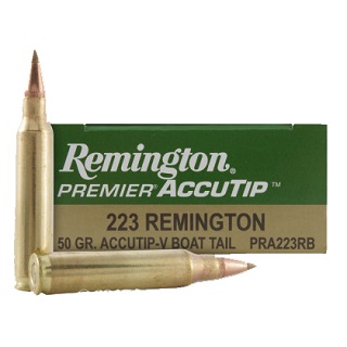 Remington 223Rem Accutip-V Bolt Tail 50gr
