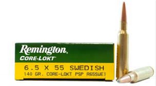 Remington Core-Lokt 6.5x55 140gr
