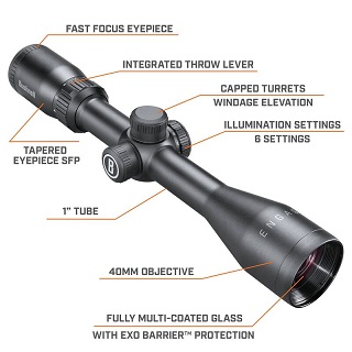 Bushnell Engage Riflescope 3-9x40 Illuminated