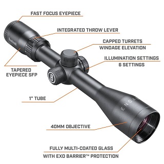 Bushnell Engage 3-9x40 Prime Black