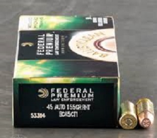 Federal 45 Auto Ballisticlean 155 Grain RHT ** FRANGIBLE **