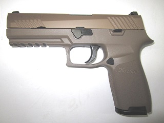 Sig Sauer P320 Full Size FDE Siglite night sights