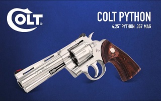 Colt Python 357mag 4.25 pouces