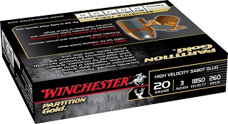 Winchester - Partition Gold - 20ga - Deer