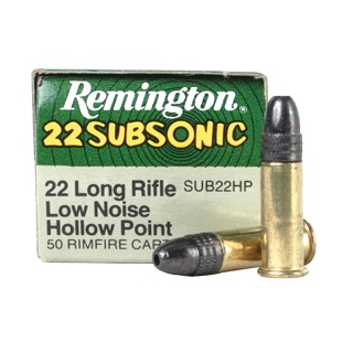 Remington Subsonic HP 22LR 38gr