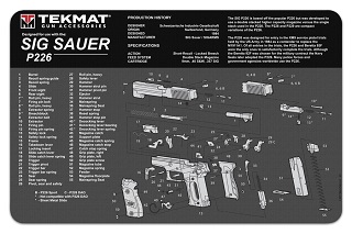 Tapis TekMat Sig Sauer P226