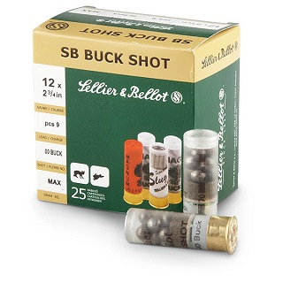 Sellier & Bellot 12ga 2 3/4 Sport 00 Buck