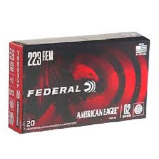 Federal American Eagle 223REM FMJ-BT 62gr