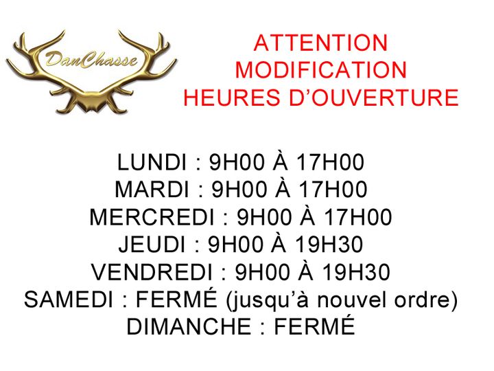 NOUVEL HORAIRE TEMPORAIRE