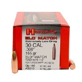 Hornady - .308 EDL MATCH 155 Gr