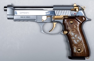 Girsan Yavuz 16 Regard MC Gold Plated 9mm