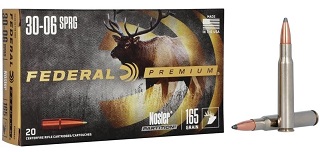 Federal Premium 30-06Springfield 165gr Nosler Patrition