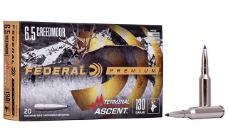 Federal Premium Terminal Ascent 6.5creedmoor 130gr