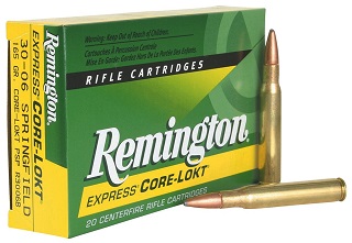 Remington 30-06 springfield 165gr core lokt PSP